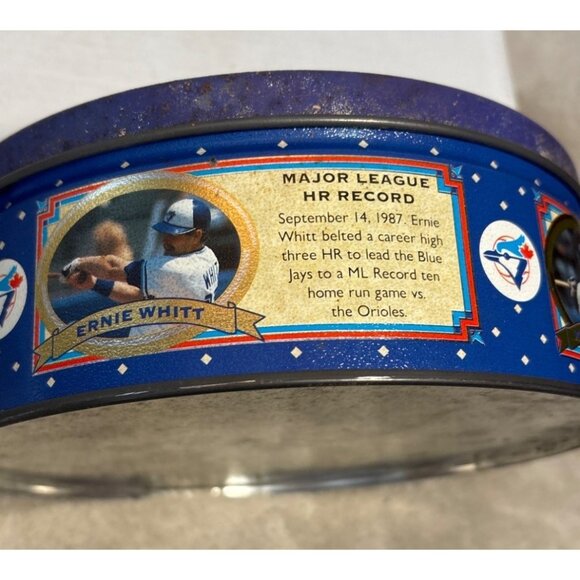 Great Moments In Blue Jays History Collectible Cookie Tin Featuring Dave Stieb - Picture 5 of 7